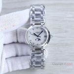 Swiss Quartz Longines PrimaLuna Moon Watch White Mop Face AAA Replica